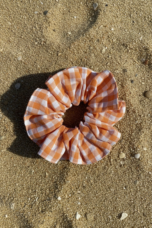 Satsuma Gingham Scrunchie